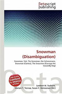 Snowman (Disambiguation)