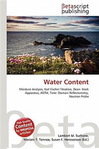 Water Content