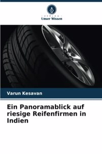 Ein Panoramablick auf riesige Reifenfirmen in Indien