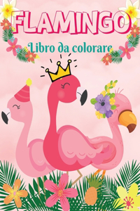 Flamingo Libro da colorare