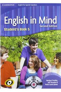 English in Mind for Spanish Speakers Level 5 Student's Book with DVD-ROM