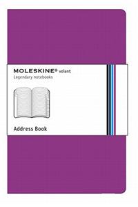 Moleskine Volant Pocket Address Book Magenta