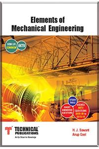 Elements of Mechanical Engineering for AKTU ( Sem-I Common Course 2016 )