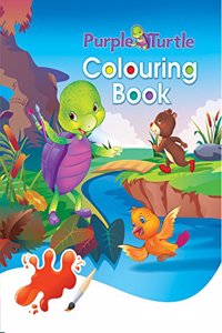 Purple Turtle Colouring Book-1