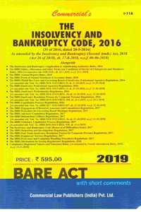 The Insolvency and Bankruptcy Code 2016 (Bare Act As amended by the 2nd Amendment Act, 2019)
