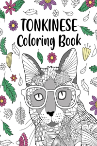 Tonkinese Cat Coloring Book