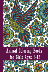 Animal coloring books for girls ages 8-12