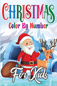 Christmas Color By Number For Kids