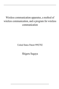 Wireless communication apparatus, a method of wireless communication, and a program for wireless communication