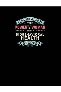 Never Underestimate The Power Of A Woman With A Biobehavioral Health Degree