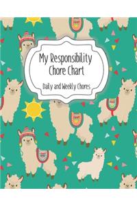 My Responsibility Chore Chart