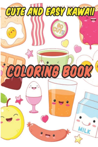 Cute and Easy Kawaii Coloring Book
