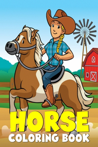 Horse Coloring Book