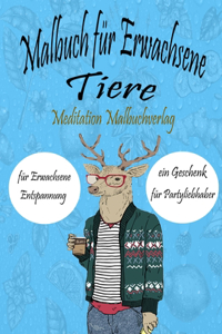 Malbuch für Erwachsene Tiere
