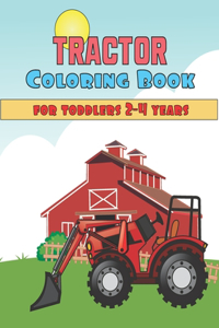 Coloring Book For Toddlers 2-4 years Tractor