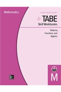 Tabe Skill Workbooks Level M: Patterns, Functions, Algebra - 10 Pack