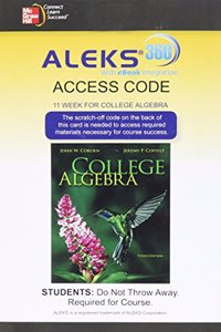 Aleks 360 Access Card (11 Weeks) for College Algebra