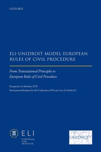 Eli - Unidroit Model European Rules of Civil Procedure