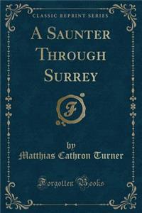 A Saunter Through Surrey (Classic Reprint)