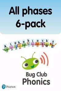 New Phonics Bug and Alphablocks All Phases 6-pack