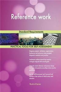 Reference work Standard Requirements