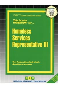 Homeless Services Representative III