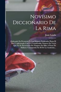 Novísimo Diccionario De La Rima