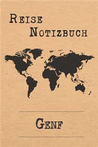 Reise Notizbuch Genf