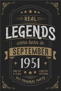Real Legends were born in September 1951
