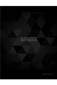 Black Paper Notebook College Ruled