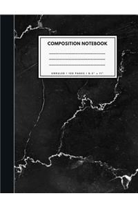 Unruled Composition Notebook