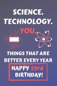 Science Technology You Things That Age Well Happy 23rd Birthday