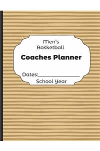Mens Basketball Coaches Planner Dates