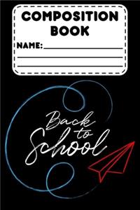 Composition Book Back To School