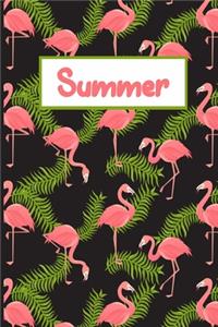 Pink Flamingo Summer Journal