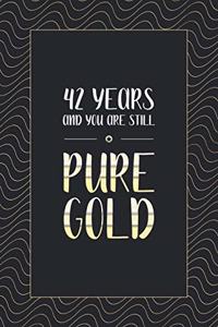 42nd Birthday Notebook
