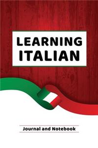 Learning Italian Journal and Notebook