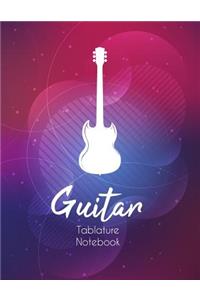 Guitar Tablature Notebook: Blank Sheet Guitar Tablature Notebook, Chord Charts & Lined/Ruled Composition Notebook to Write Song Lyrics & Tab Music 150 Pages. 8.5"x11"