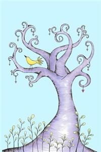 Spring Bird Lined Journal Notebook