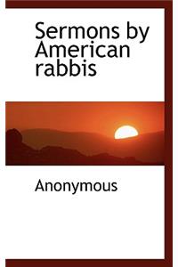 Sermons by American Rabbis