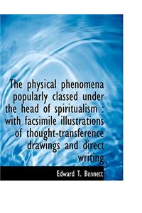 The Physical Phenomena Popularly Classed Under the Head of Spiritualism