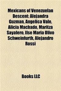 Mexicans of Venezuelan Descent