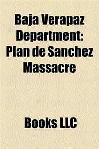 Baja Verapaz Department