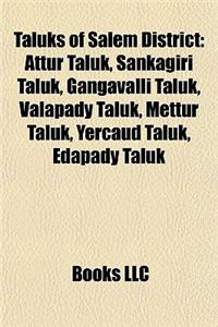Taluks of Salem District