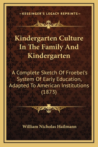 Kindergarten Culture In The Family And Kindergarten