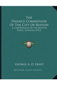 The Finance Commission Of The City Of Boston