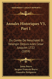 Annales Historiques V5, Part 1