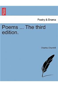 Poems ... the Third Edition. Vol. II.