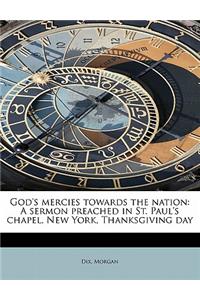God's Mercies Towards the Nation