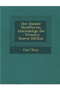 Den Danske Strafferets Almindelige del